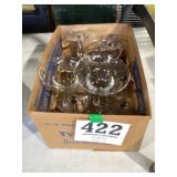 Lot of Glass Margarita Glasses