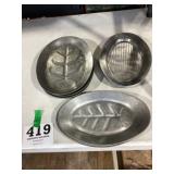 Lot of 11 Metal plates