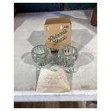 Princess House Crystal Candle Holders