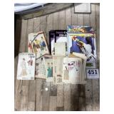 Sewing patterns & Iron-on transfers
