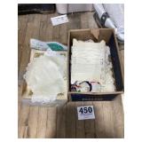 Dressmaker lace and assorted placemats