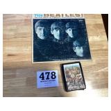 The Beatles one record and one 8-track