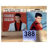 Frankie Avalon 45rpm records with original
