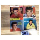 4 Ricky Nelson 45rpm records with original