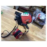 NASCAR lot portable radio with headset and small