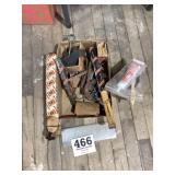Assorted tool drawer with Black and Decker parts