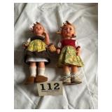 Two Hummel dolls made in Germany