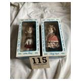 Two Shirley Temple dolls