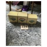Three empty cabbage, patch kids boxes
