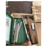 Files, hammer, pliers