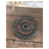 Marcy 25 pound barbell weights a lot of