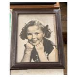 Shirley Temple framed photograph