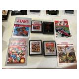Atari vintage video games ET combat Mario