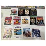 Atari vintage game instruction books