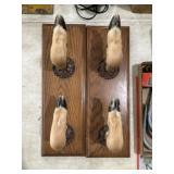 Deer hoof wall hanging decor