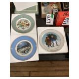 Avon Christmas plates