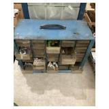 Hardware storage case with contents