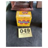 Winchester shotgun shells, empty box