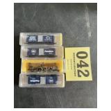 Penn State n gauge train cars