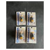 Steelers foam heads keychains