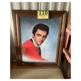 Framed Elvis poster