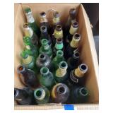 Miscellaneous paper label beer bottle