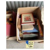 Box lot of books