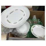 Christmas dishes lot