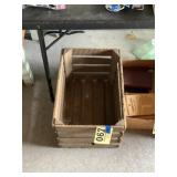 Vintage wooden crate