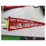 MT. Wilson CA Felt Flag