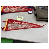 Long Beach California Felt Flag