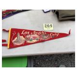 Los Angeles California Felt Flag