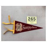 Franconia Notch N. H. Felt Flag