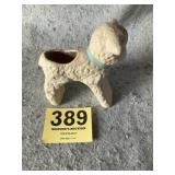 Ceramic lamb planter