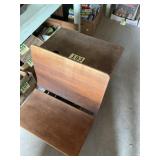 Vintage school desk