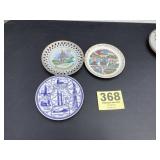 Collectible tourist plates (New York, Disney,