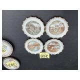 Currier & Ives Collectors plates set of four