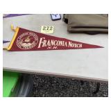 Franconia Notch N. H. Felt Flag