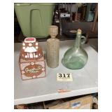 Avon Gingerbread House Candle & 2 Bottles