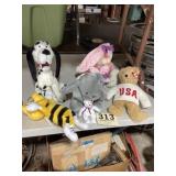 Stuffed Animals some are TY