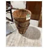 Lot of 3 Bushel Baskets