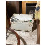 Older Steamer Trunk on wheels