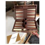 Backgammon Set in storage case