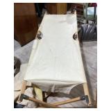 Older Wood & Canvas Folding Camping Cot