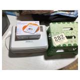 Answering machine and footstool lot