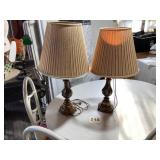 Matching Brass like lamps