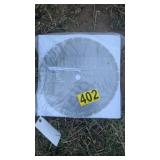 Three-piece 14 inch diamond blade