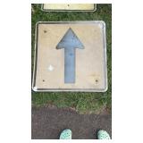 Arrow Road Sign