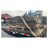 Extra wide, live edge walnut boards