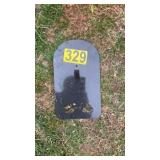 Mailbox front metalt